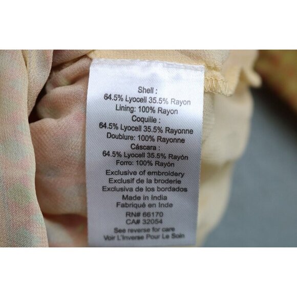 Tanvi Kedia Anthropologie Dolman Sleeve Tunic-Silky-Beaded-Size XS-BOHO-Hippie - Picture 9 of 15